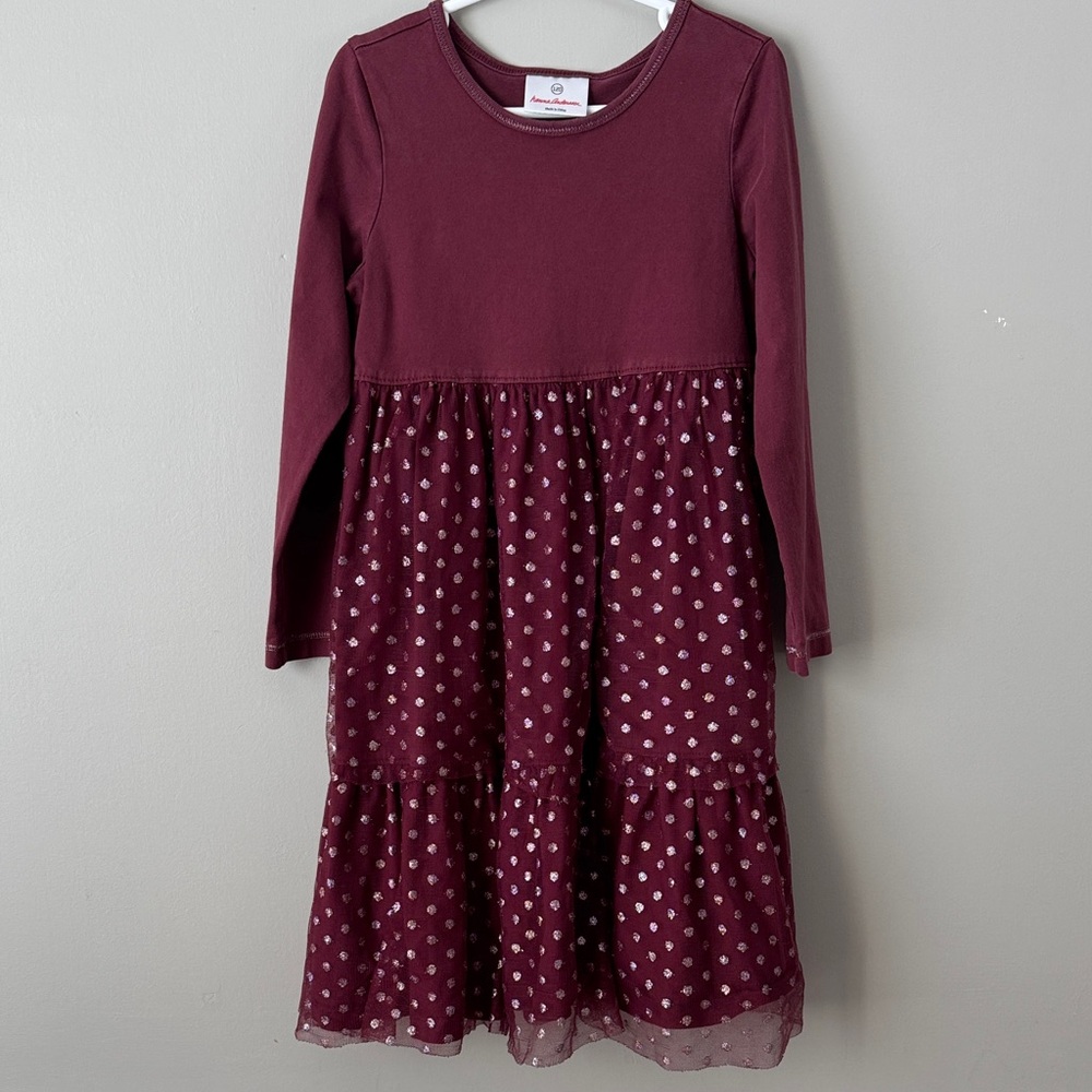 Hanna Andersson Burgundy Dress